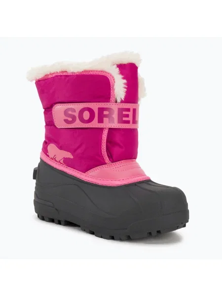 Sorel Snow Commander юношески ботуши за сняг тропическо розово/дълбоко русо розово