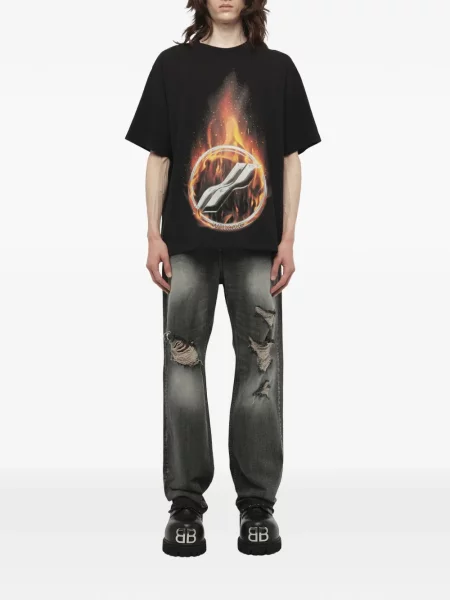 Tricou We11done cu imagine negru