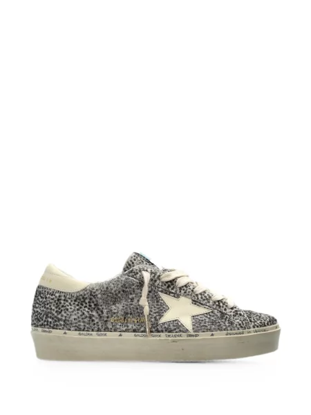 Sneakerși Golden Goose Hi Star cu imagine cu model leopard gri