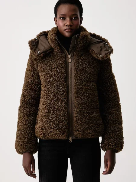 Save The Duck Geacă Lenora | shearling maro