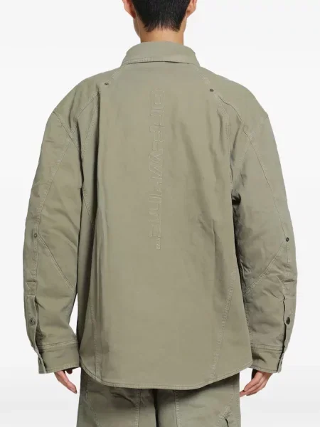 Cămașă Off-white cu broderie alb