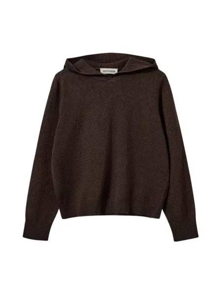 Bluza z kapturem Sofie Schnoor z kapturem brązowa