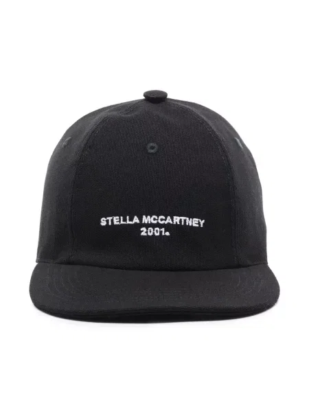 Șapcă Stella Mccartney cu broderie negru