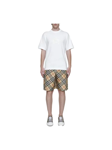 Koszulka Burberry z logo biała