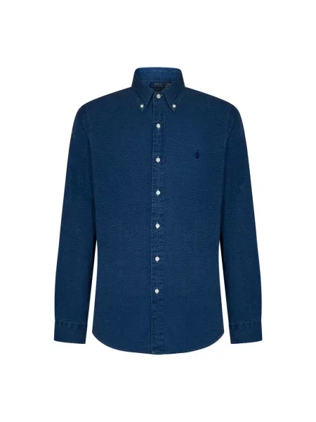 Koszula casualowa o kroju regular fit z czystej bawełny Polo Ralph Lauren niebieska