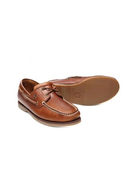 Półbuty Timberland skórzane klasyczne brązowe