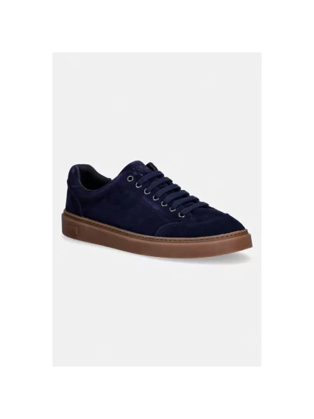 Sneakersy Camper zamszowe niebieskie