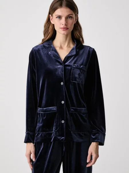 Lauren Ralph Lauren dvojdielne pyžamo dámske zamatové