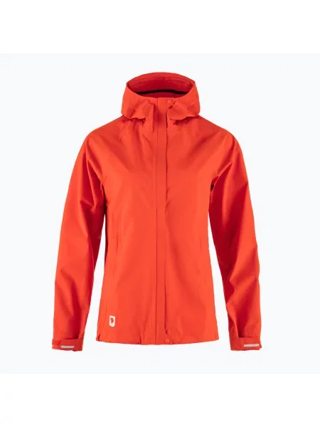 Bunda do deště Fjällräven HC Hydratic Trail flame orange oranžová