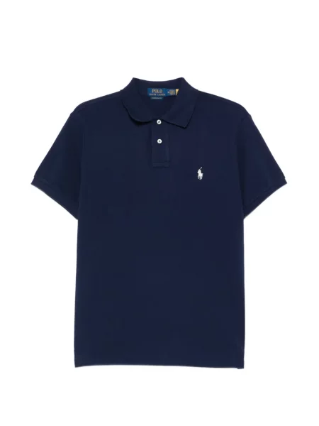 Polo Polo Ralph Lauren din satin cu model floral cu imagine albastru