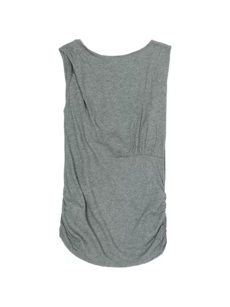 Vestă Bimba Y Lola cu volane cu spatele deschis gri