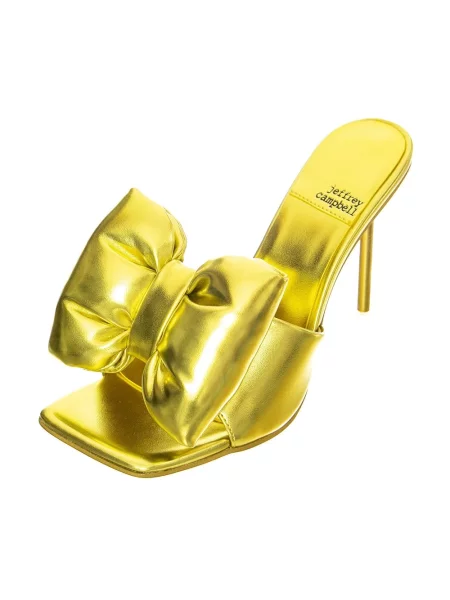 Klapki mules Jeffrey Campbell zielone