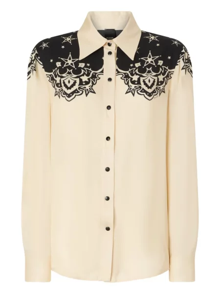 Kołnierzykowy koszula Pinko z nadrukiem