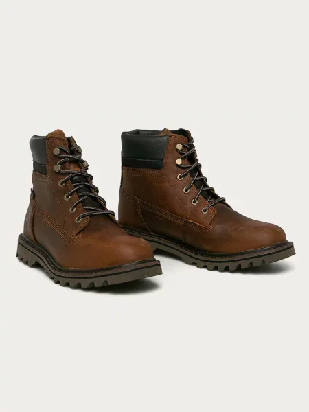 CAT Footwear bőr cipő Deplete barna