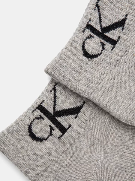 Calvin Klein Jeans ponožky s bavlnou šedé