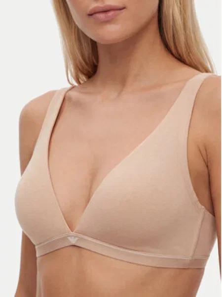 Emporio Armani Underwear Bralette melltartó bézs