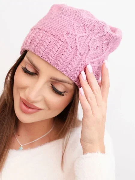 Căciulă Kesi de lână roz