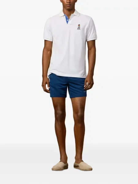 Tricou polo Hackett London alb