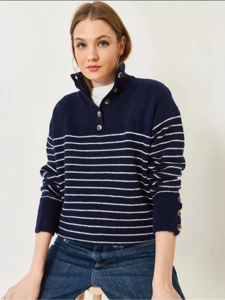Bianco Lucci Pulover Pullover mešane barve