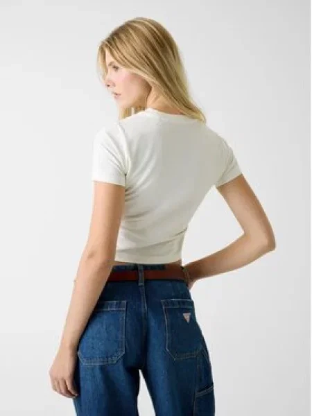 Guess Jeans Marškinėliai smėlio