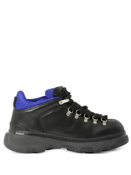 Cizme scurte Burberry din piele negru