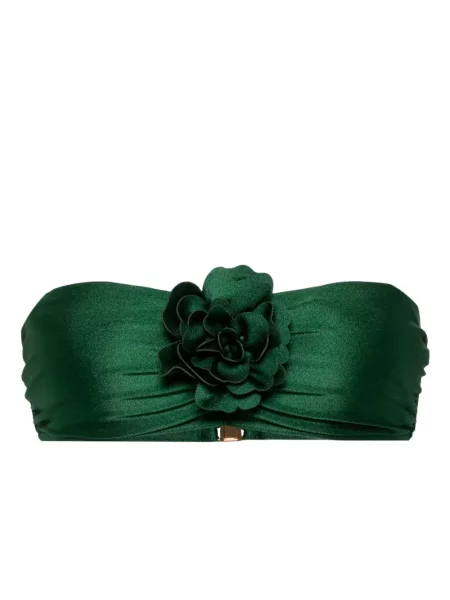 Bikini Zimmermann cu model floral cu aplicații verde