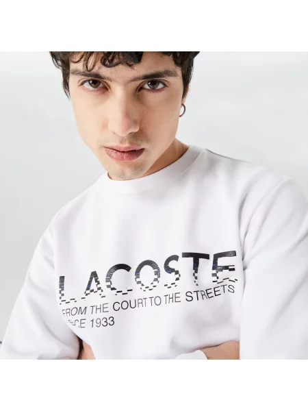 Толстовка Lacoste белая