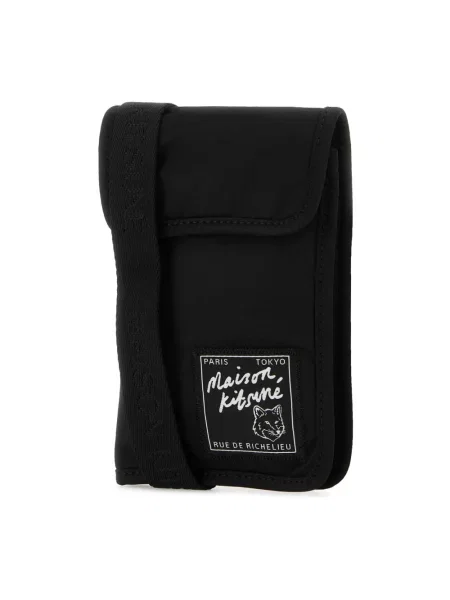 Torba crossbody Maison Kitsune czarna
