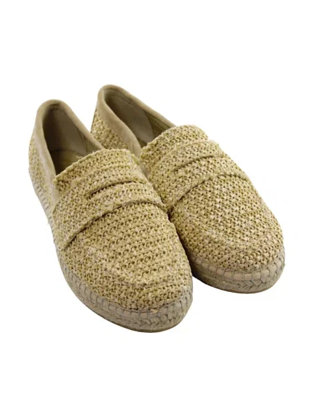 Loafersy Espadrilles szare