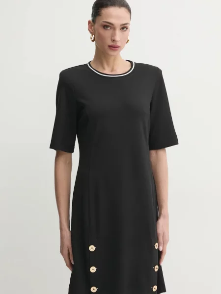 Haljina Liu Jo mini ravna crna