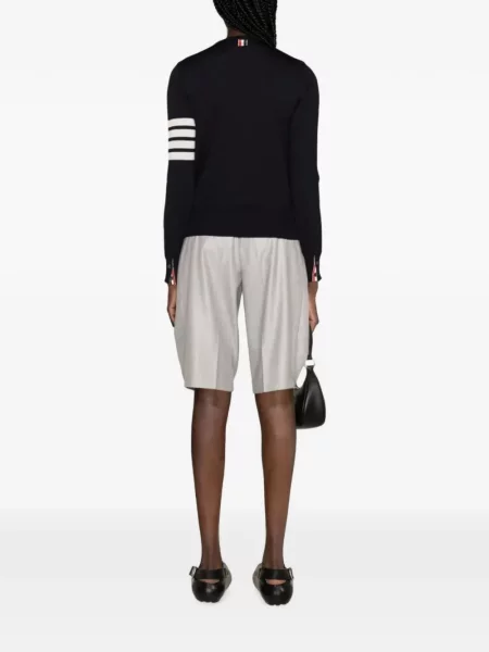Pulover Thom Browne de lână albastru