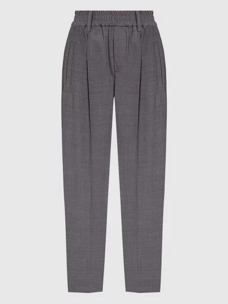 Брюки Brunello Cucinelli серые