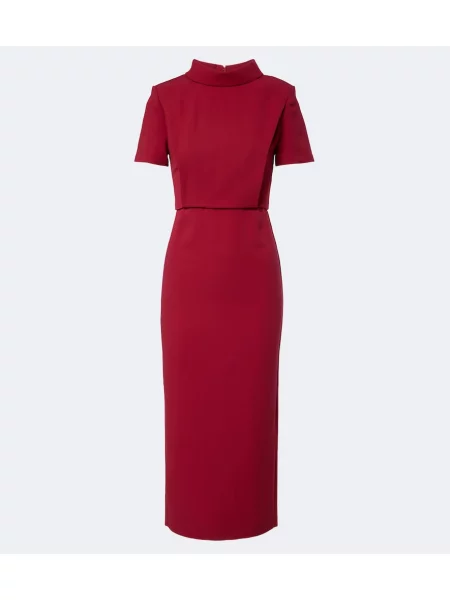 Rochie midi Roland Mouret roz