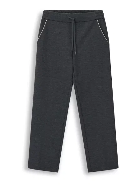 Boggi Milano Pantaloni gri / natural alb