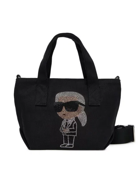 KARL LAGERFELD Ročna torba črna