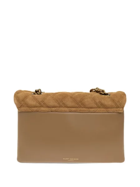 Τσάντα Kurt Geiger London σουέτ καφέ