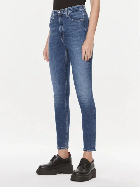 Calvin Klein Jeans Blugi Bleumarin Skinny Fit