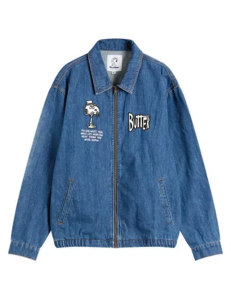 Kurtka jeansowa Butter Goods z przetarciami