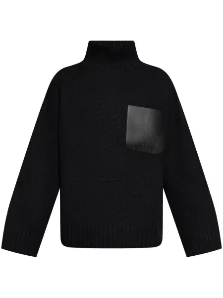 Pulover Jw Anderson din piele negru