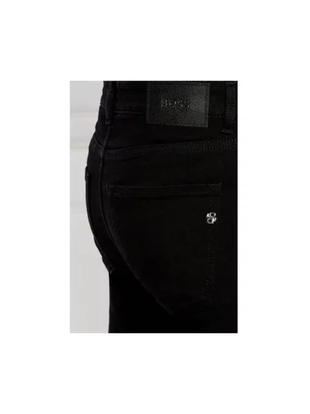 Hugo Jeansy Mężczyzna Denim Delaware Jeansyy Slim-fit czarny