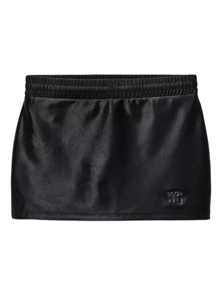 Fustă Alexander Wang din satin negru