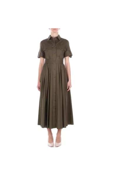 Sukienka koszulowa Fay garniturowa zielona
