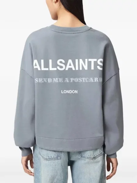Hanorac Allsaints cu imagine albastru