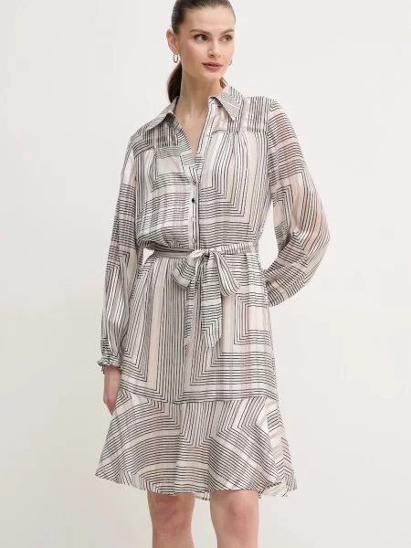 Marc Aurel rochie mini evazati bej