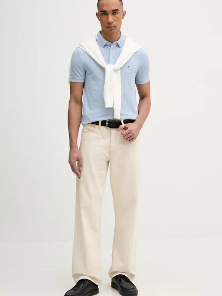 Tricou polo Tommy Hilfiger albastru