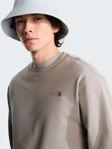 Махровый свитшот The North Face серый