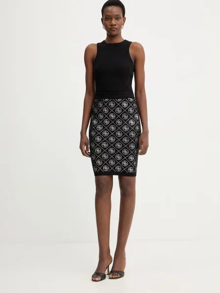 Спідниця з домішкою вовни Guess 4G