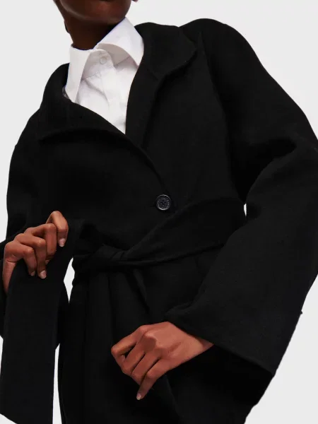 Пальто Karl Lagerfeld черное