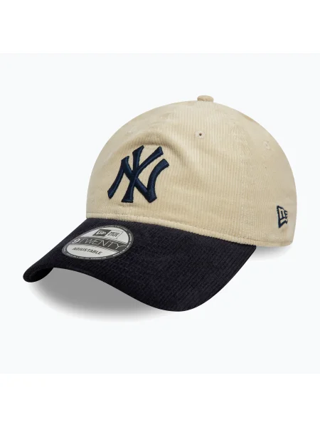 New Era Block Cord New York Yankees бейзболна шапка светло бежова