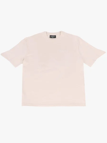 Dropsize Tricou crem / gri taupe negru